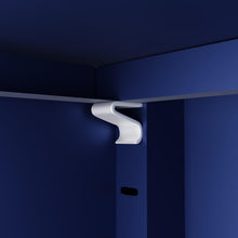 Load image into Gallery viewer, Fraser Country Milan Metal Cabinet With Two Mesh Doors - Navy Blue