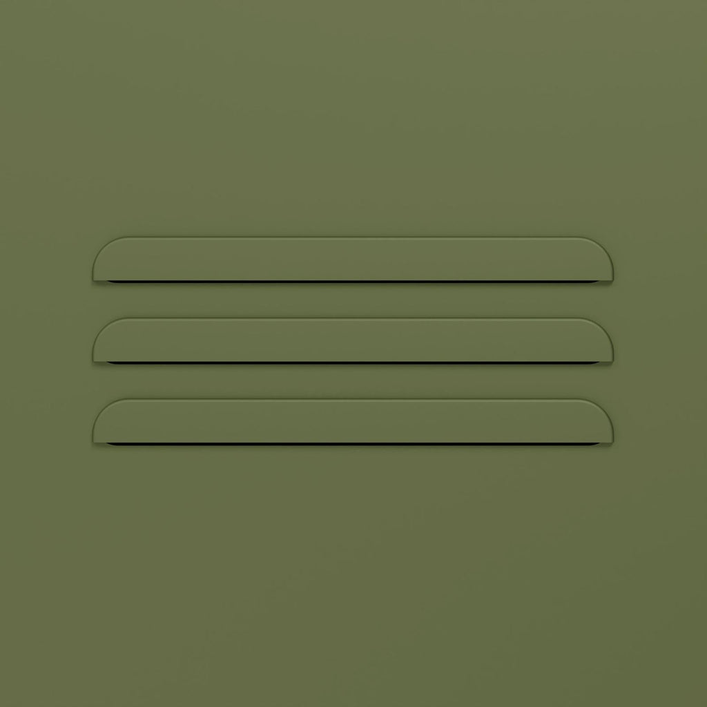 Fraser Country Milan Metal Locker Storage Cabinet - Olive Green