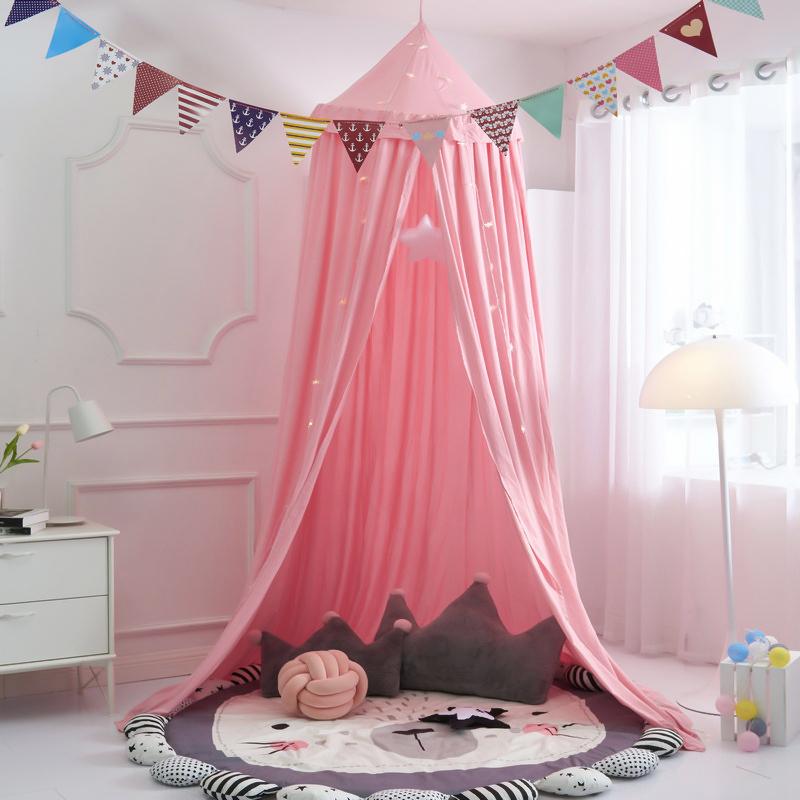 COMFEYA Children's Bed Canopy Dome - Pink