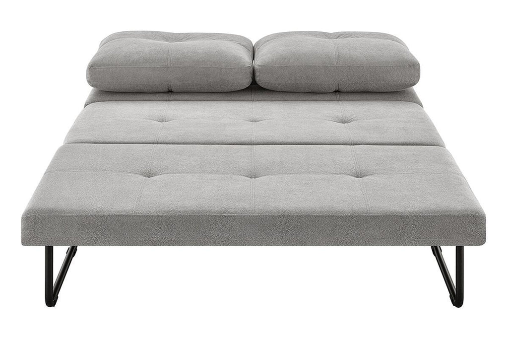 Shangri-La Brad Upholstered Double Sofa Bed (Grey)