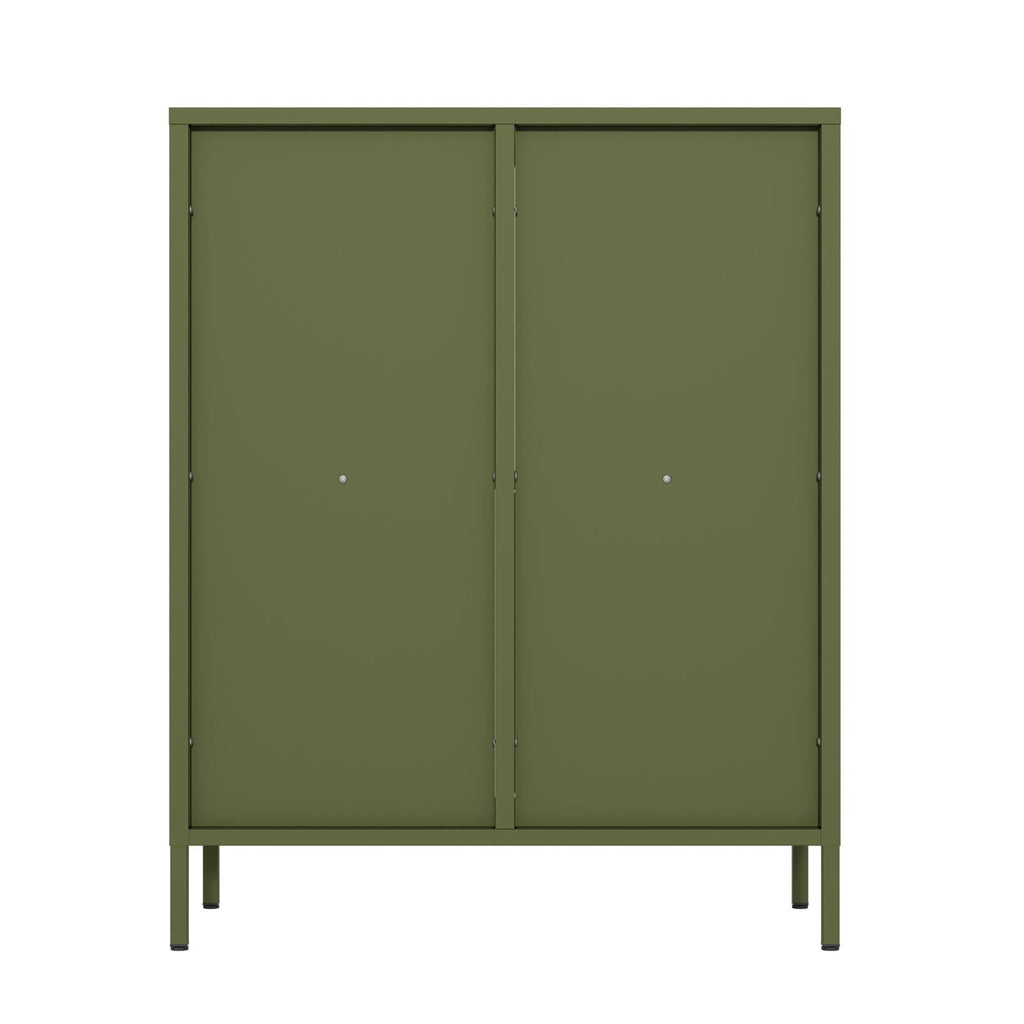 Fraser Country Milan Metal Cabinet - Olive Green