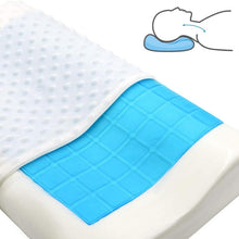 Load image into Gallery viewer, Contoured Memory Foam Pillow - White