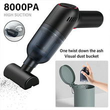 Load image into Gallery viewer, Wireless Handheld Car Vacuum Cleaner with 8000Pa Suction - Black