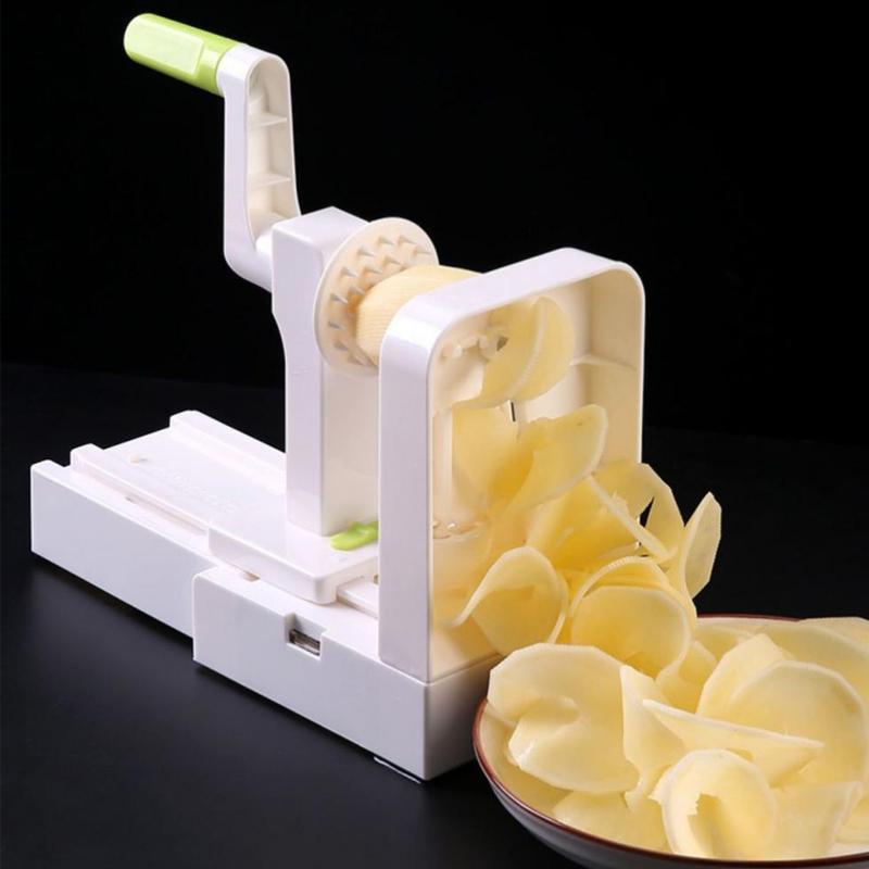 Ozzycook Portable Folding Hand Vegetable Spiralizer