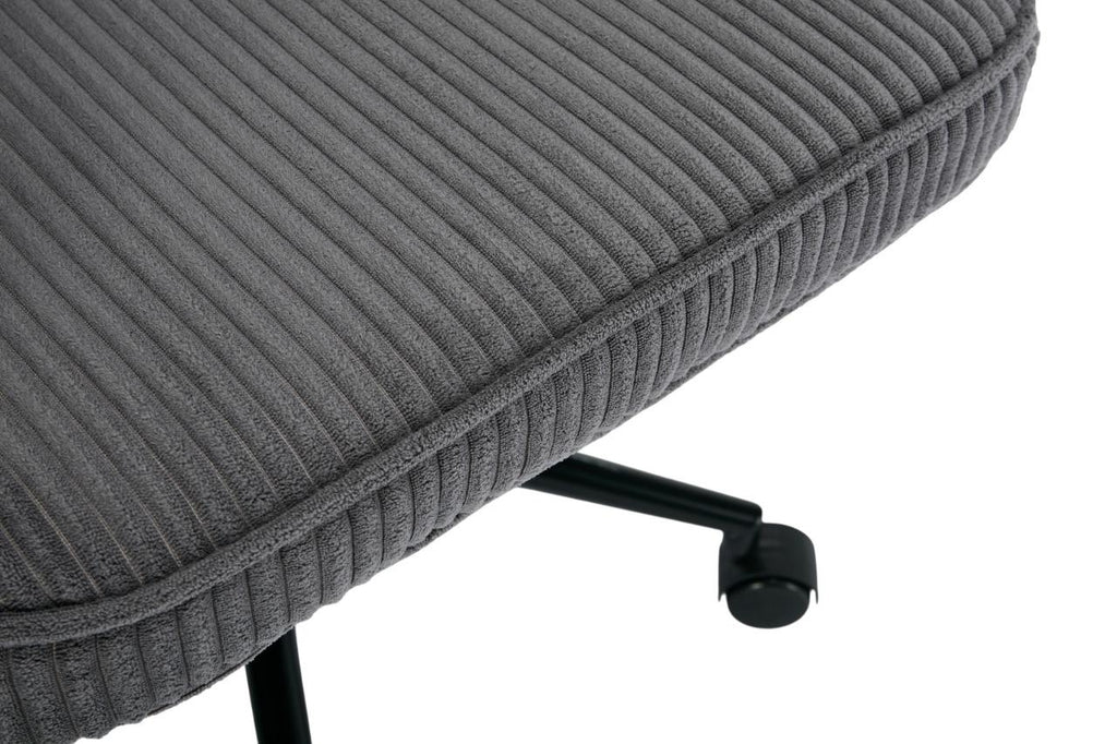 Gorilla Office - Ribbed Corduroy Office Chair - Grey