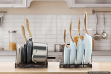 Load image into Gallery viewer, Ovela Expandable Lid &amp; Pan Organiser