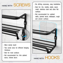 Load image into Gallery viewer, Wall Mount Spice Rack Organizer Set - (4-Piece)