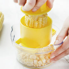 Load image into Gallery viewer, Corn Stripping Tool Corn Cutter &amp; Remover with Built-In Measuring Cup Grater