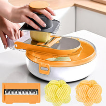 Load image into Gallery viewer, COOKOZZY 13 in 1 Vegetable Chopper Set - Orange