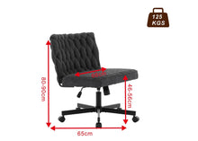 Load image into Gallery viewer, Gorilla Office: Boucle Knot Back Chair Black