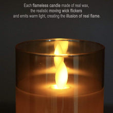 Load image into Gallery viewer, Flameless LED Flickering Candle Lights 3 Set - Brown