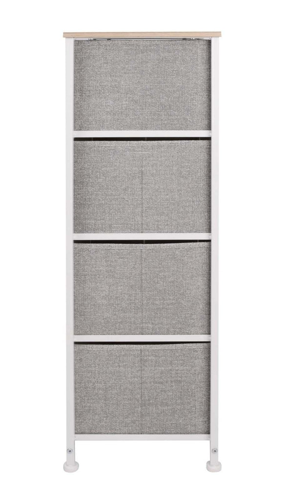 Ovela 8 Drawer Storage Chest (Light Grey)