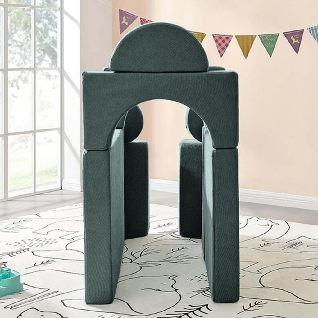 Fraser Country 14 Piece Modular Double Kids Play Sofa Grey