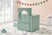 Load image into Gallery viewer, Fraser Country 14 Piece Modular Double Kids Play Sofa - Sage Green