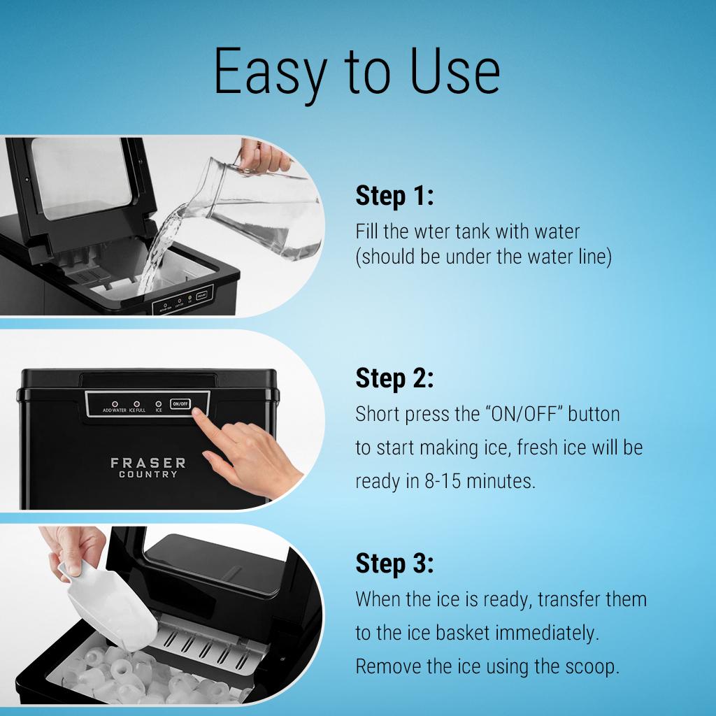 Fraser Country 12kg Portable Ice Maker Machine