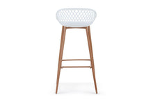 Load image into Gallery viewer, Ovela Set of 2 Leerdam Bar Stools (White)