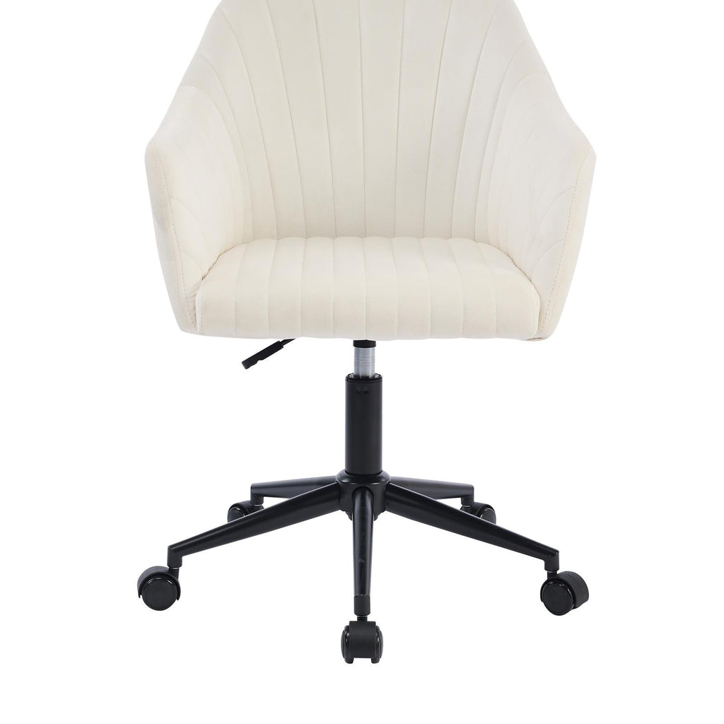Gorilla Office: Bridget Velvet Chair - White