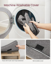 Load image into Gallery viewer, VASAGLE Shoe Storage Bench with 15 Compartments - Oak/Grey