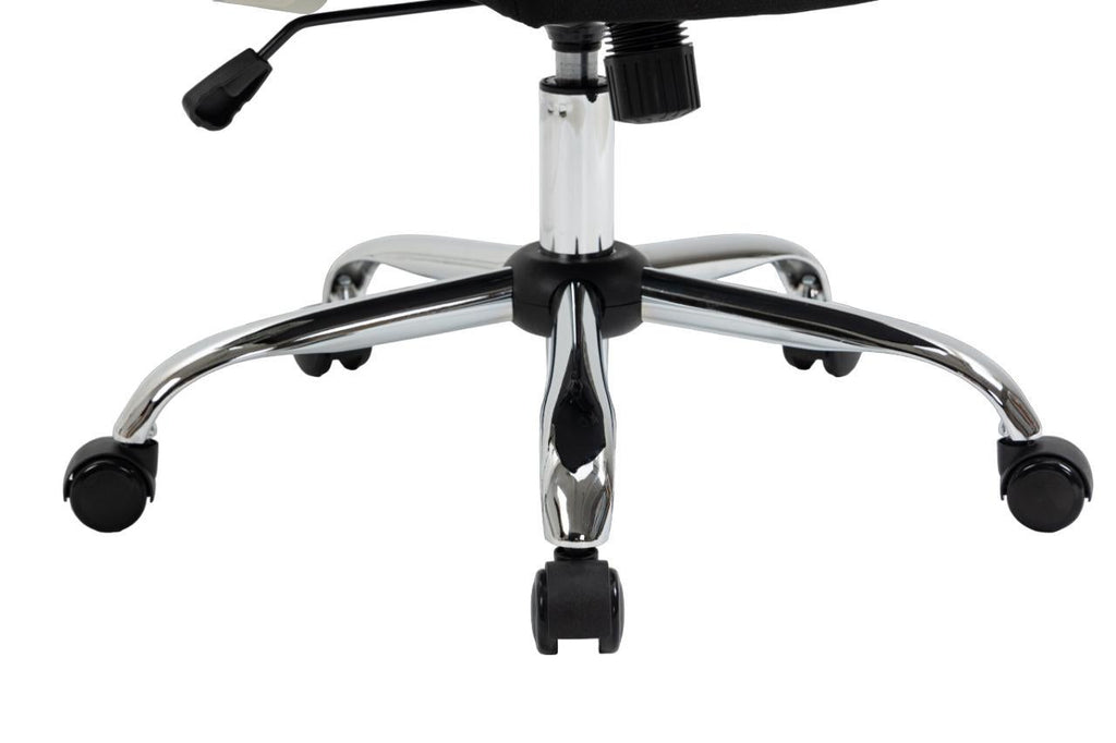 Ergolux Galway Office Chair (Light Grey )- Black