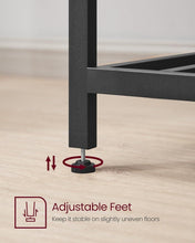 Load image into Gallery viewer, VASAGLE Kitchen Island with 3 Shelves - Greige/Black