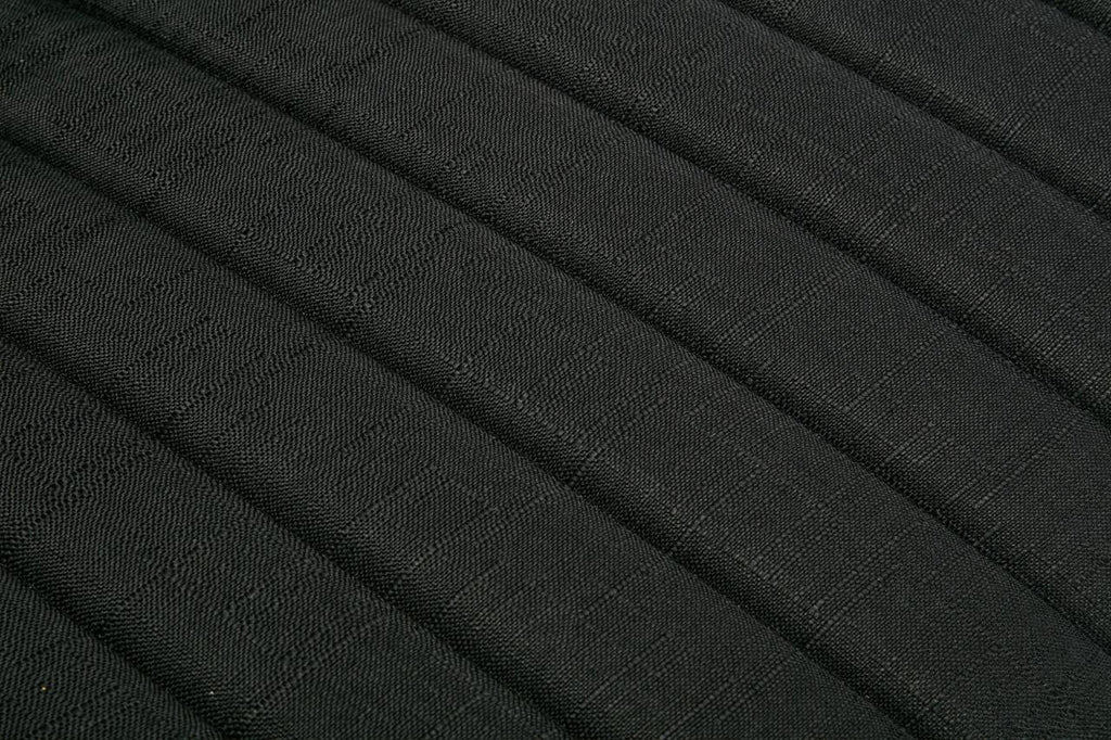 Gorilla Office- Ribbed Faux Linen Office Chair Black