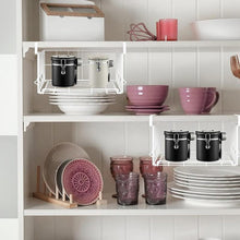 Load image into Gallery viewer, STORFEX Under Shelf Organizer - White (2 Pack)