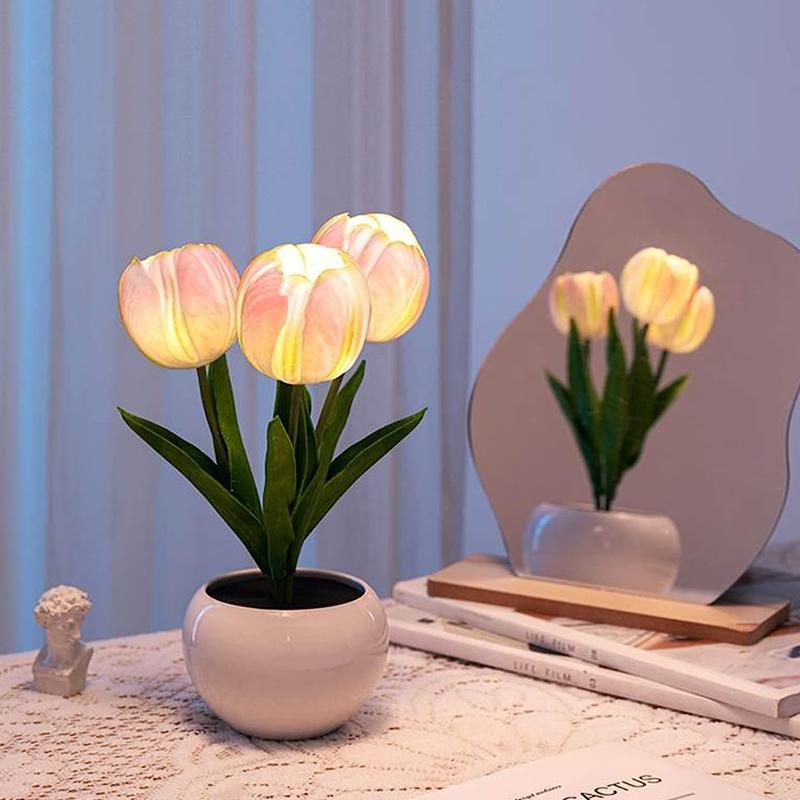 LUMIRO Tulip Night Light - Pink
