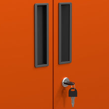 Load image into Gallery viewer, Fraser Country Milan Steel Tool Cart Cabinet - Orange &amp; Black