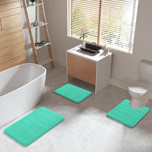 Load image into Gallery viewer, COMFEYA 2 Pack Bath Mat Set - Green