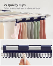 Load image into Gallery viewer, SONGMICS Free-Standing Foldable 2-Level Laundry Drying Rack
