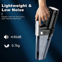 Load image into Gallery viewer, SUPREMETK Portable Car Vacuum Cleaner with 7500PA Suction - Black