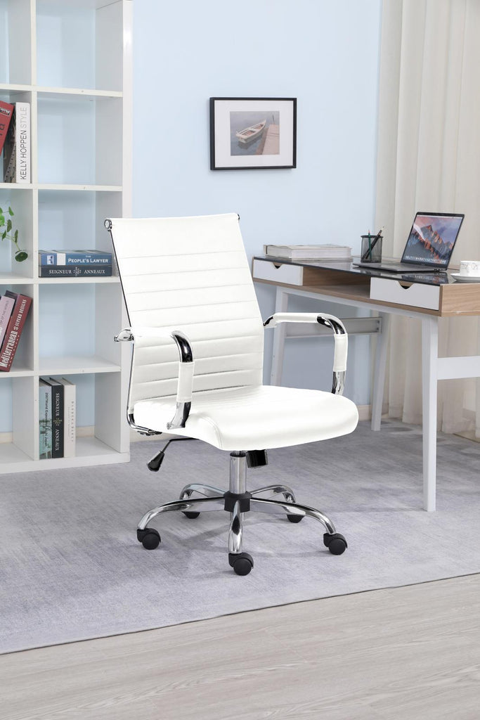 Gorilla Office - Eames Replica Standard Office Chair Low Back White