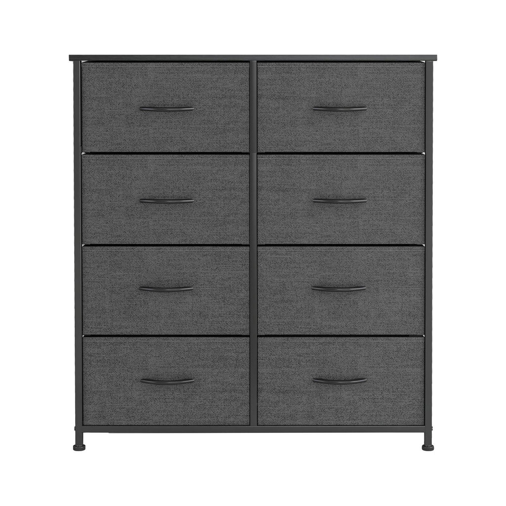 Ovela: 8 Drawer Storage Chest - Dark Grey