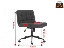 Load image into Gallery viewer, Gorilla Office: Boucle By Natasha - Office Chair Black