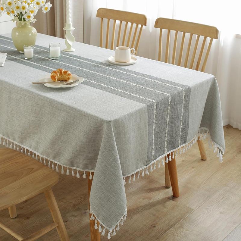 COMFEYA Waterproof Table Cloth - Grey