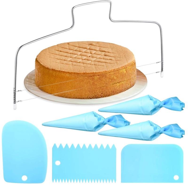 OZZYCOOK 100pcs Round Springform Cake Pan Set with Decorating Tools