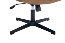 Load image into Gallery viewer, Gorilla Office- Ribbed Faux Linen Office Chair Brown