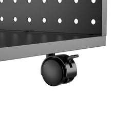 Load image into Gallery viewer, Gorilla Office - Storage Trolley With Pegboards &amp; Accessories (Black )