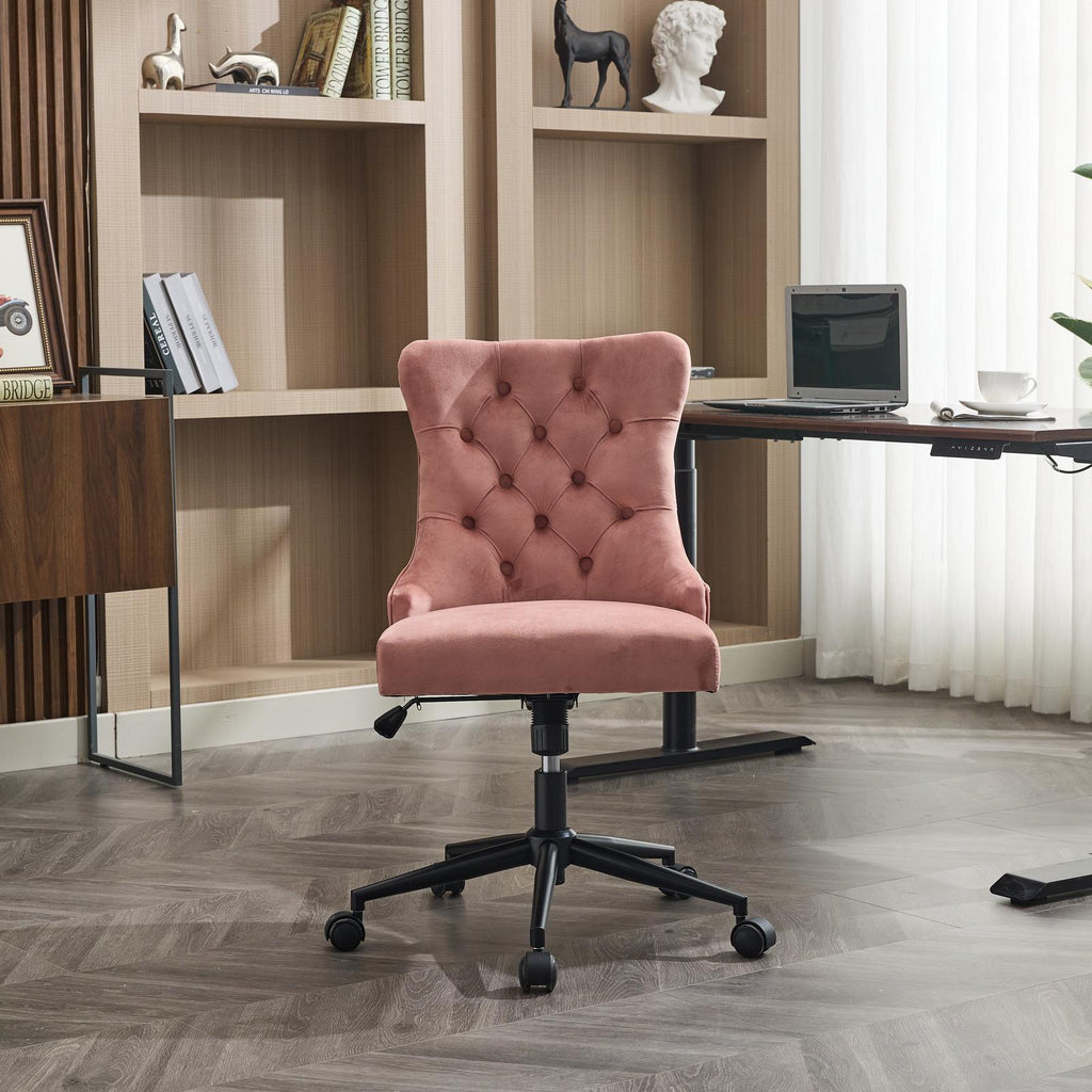 Gorilla Office: Ella Velvet Chair - Pink