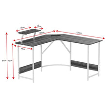 Load image into Gallery viewer, Fraser Country: 1200x450x730mm Corner Desk with USB Outlet