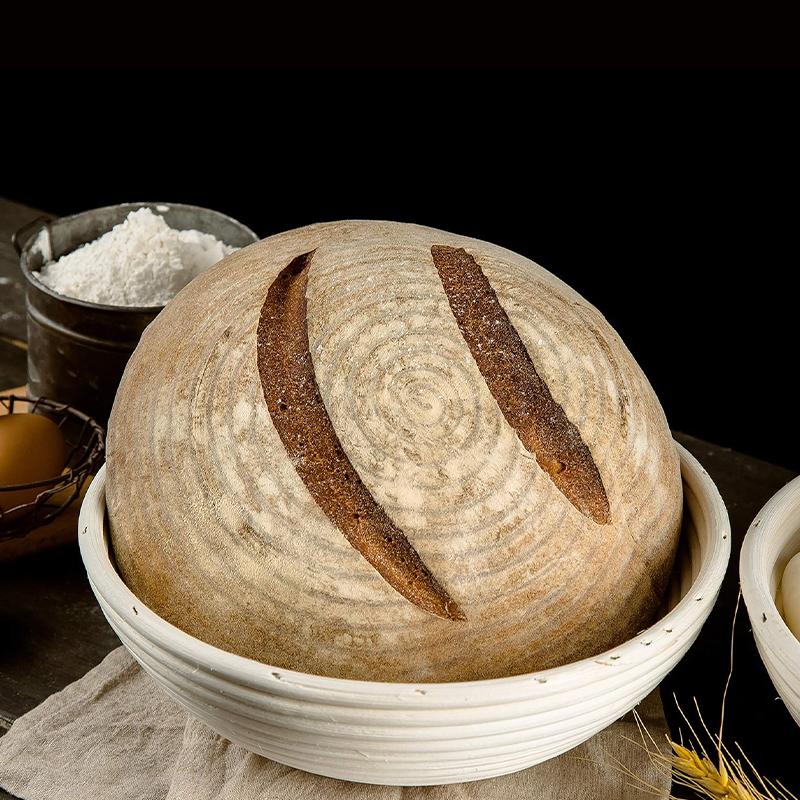 OZZYCOOK Sourdough Starter Kit with Bread Proofing Basket