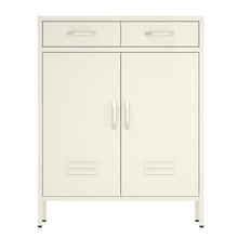 Load image into Gallery viewer, Fraser Country Milan Metal Cabinet With Drawers - Cream