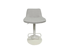 Load image into Gallery viewer, Fraser Country Set of 2 Adjustable Swivel Fabric Bar Stool - White/Cream