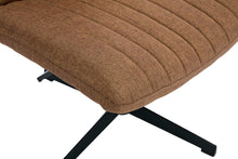 Load image into Gallery viewer, Gorilla Office- Ribbed Faux Linen Office Chair Brown