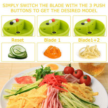 Load image into Gallery viewer, 5-In-1 Handheld Vegetable Slicer - Green
