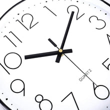 Load image into Gallery viewer, Battery Powered No-Tick Wall Clock - Black