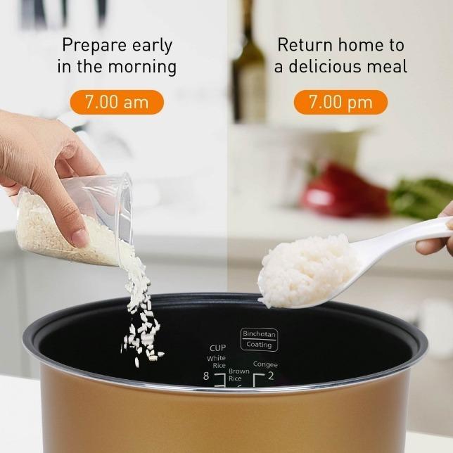 Panasonic: Rice Cooker 1.5L - White (SR-DA152WST)