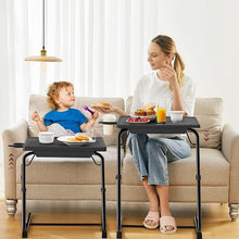 Load image into Gallery viewer, STORFEX Adjustable Folding Table - Black