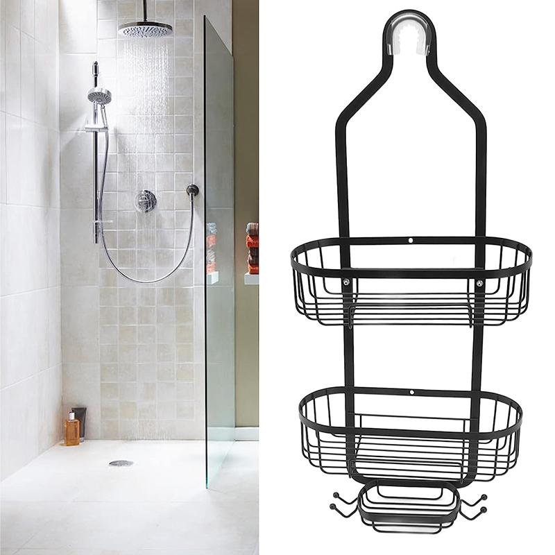STORFEX 2 Tier Bathroom Hanging Shower Organizer