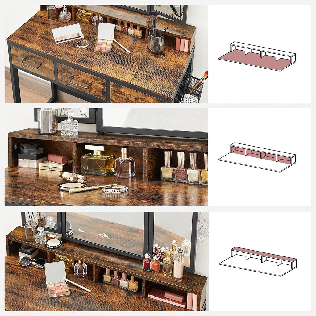 Vasagle Dressing Table With Stool